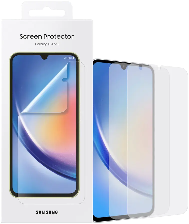 Samsung A34 näytönsuojakalvo, kirkas