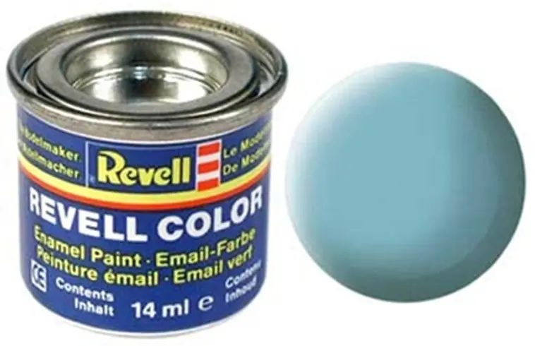 Revell maali 14ml 55 vaalean sinivihreä matta