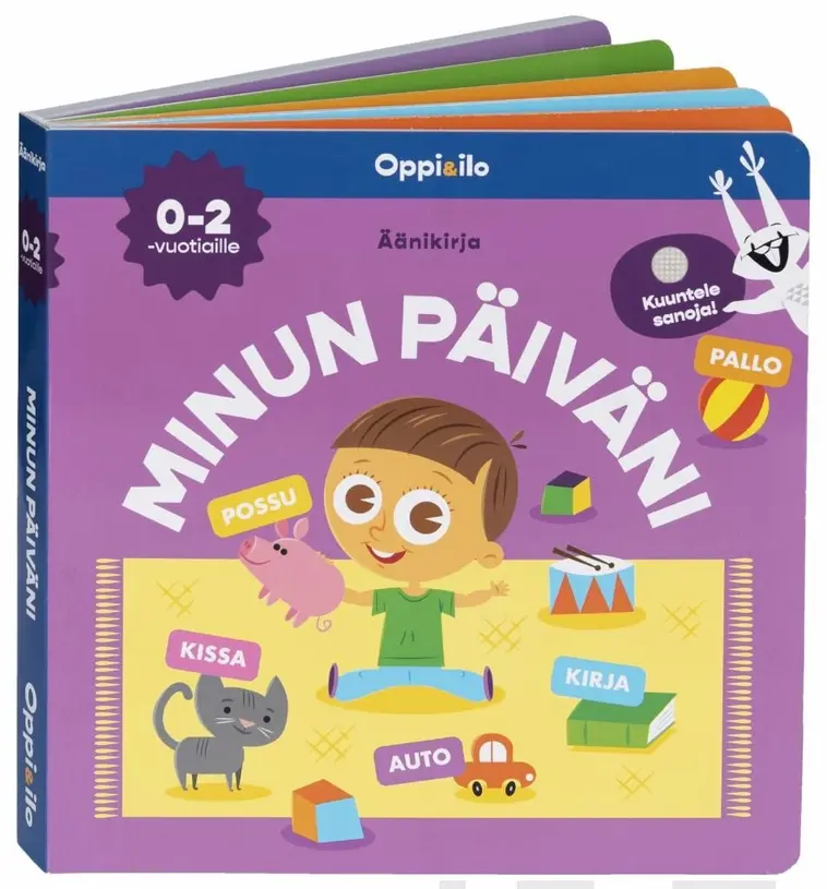 Oppi&ilo Kuuntele sanoja! Minun päiväni 1-3v | Prisma verkkokauppa