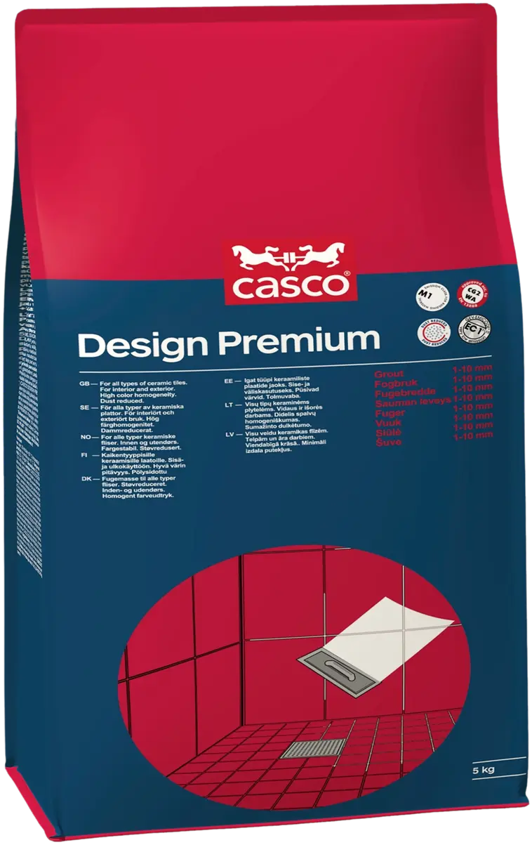 Casco saumalaasti Design Premium light grey 13 5kg
