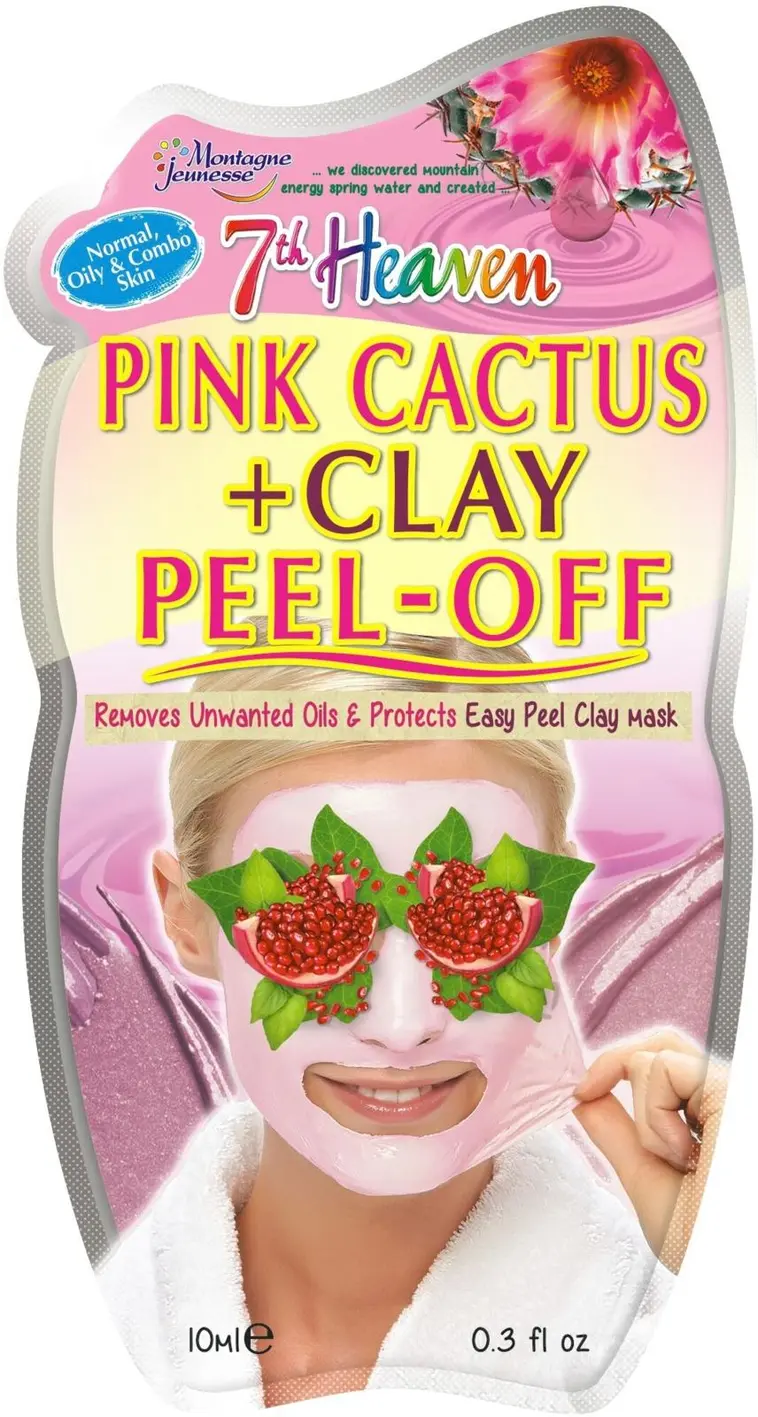 Montagne Jeunesse 7th Heaven Pink Cactus & Clay Peel-Off kasvonaamio 10ml