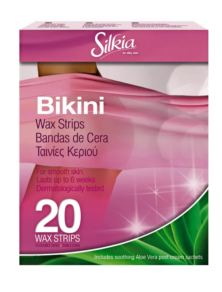 Silkia Bikini 20kpl kylmävahaliuska intiimialueelle