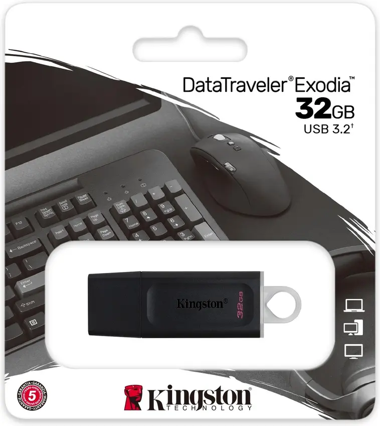 KINGSTON USB-MUISTI 32GB USB 3.2. EXODIA