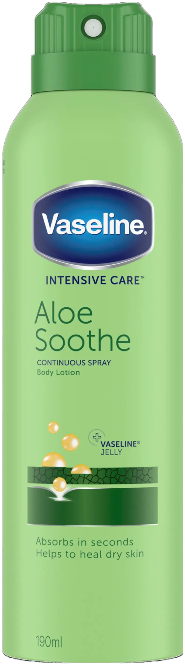 Vaseline Aloe Soothe Spray vartalovoide 190ml