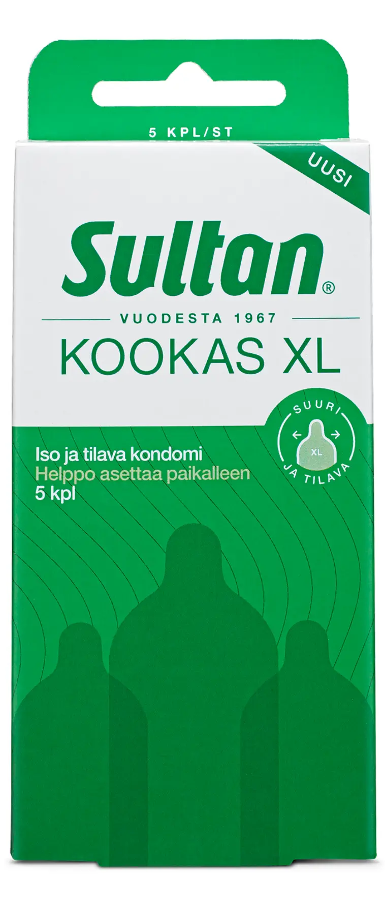 Sultan Kookas XL kondomi 5kpl