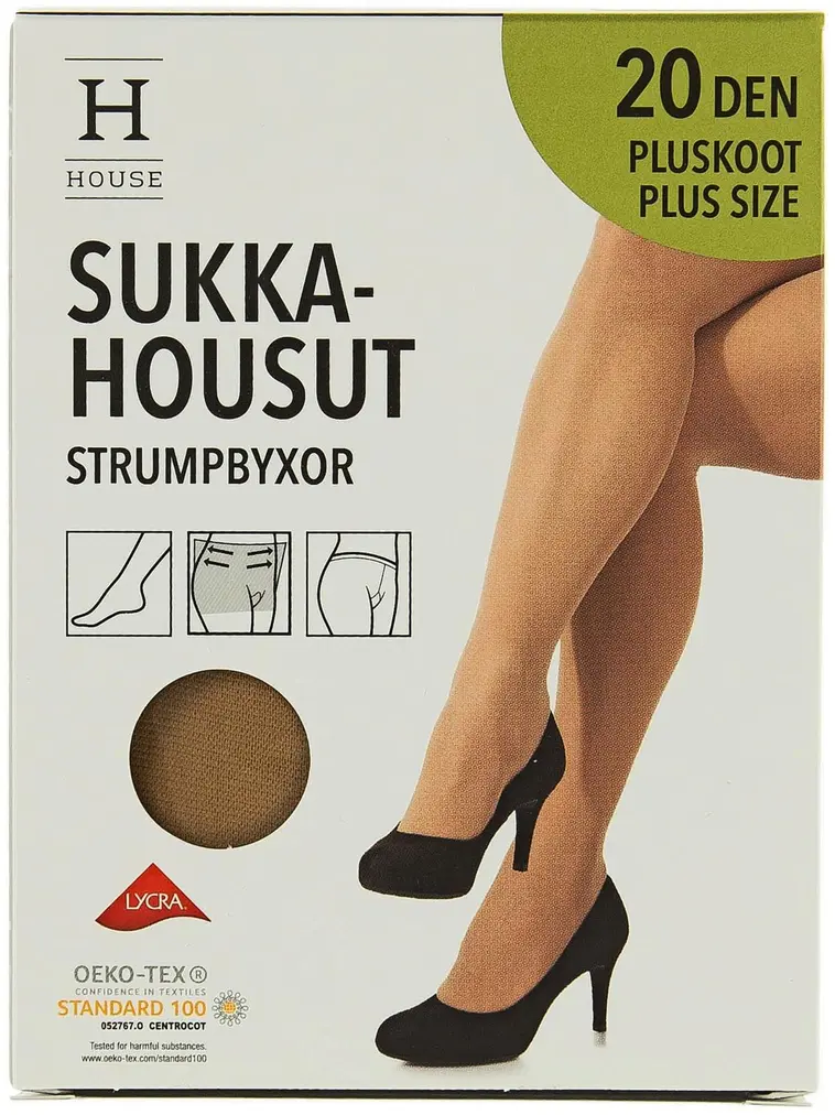 House Plus Size sukkahousut 20 den