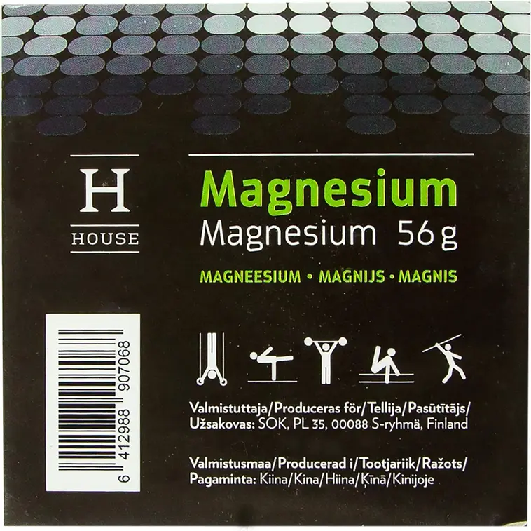 House 56g magnesiumpala valkoinen