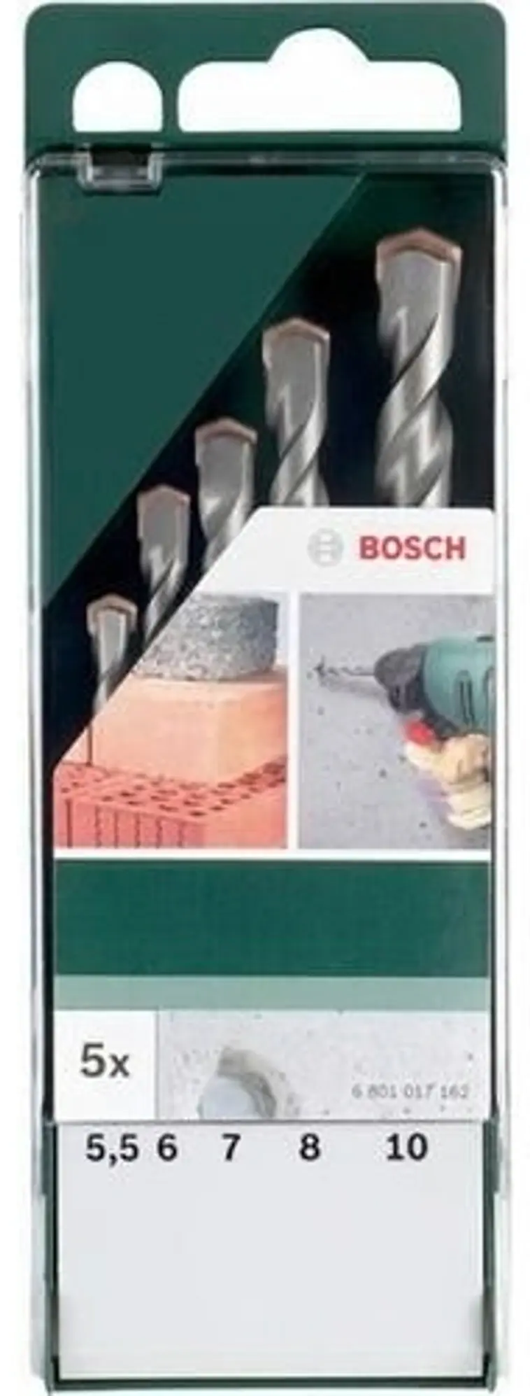 Bosch betoniporanteräsarja 5-osainen