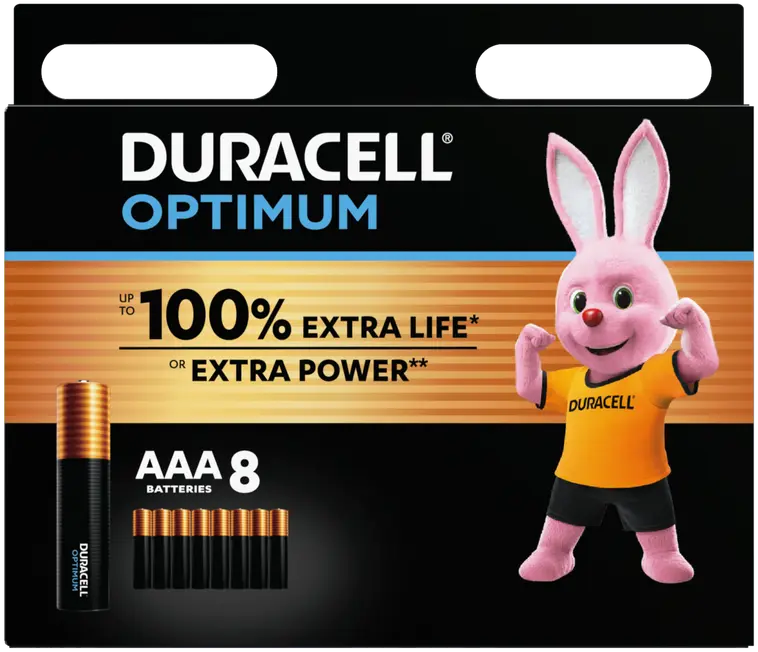 Duracell 8kpl Optimum AAA