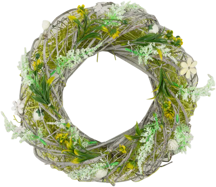 Ei merkkiä Kranssi Heinä 34 cm vaalea