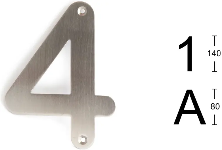 Habo numero 4 140mm harjattu teräs