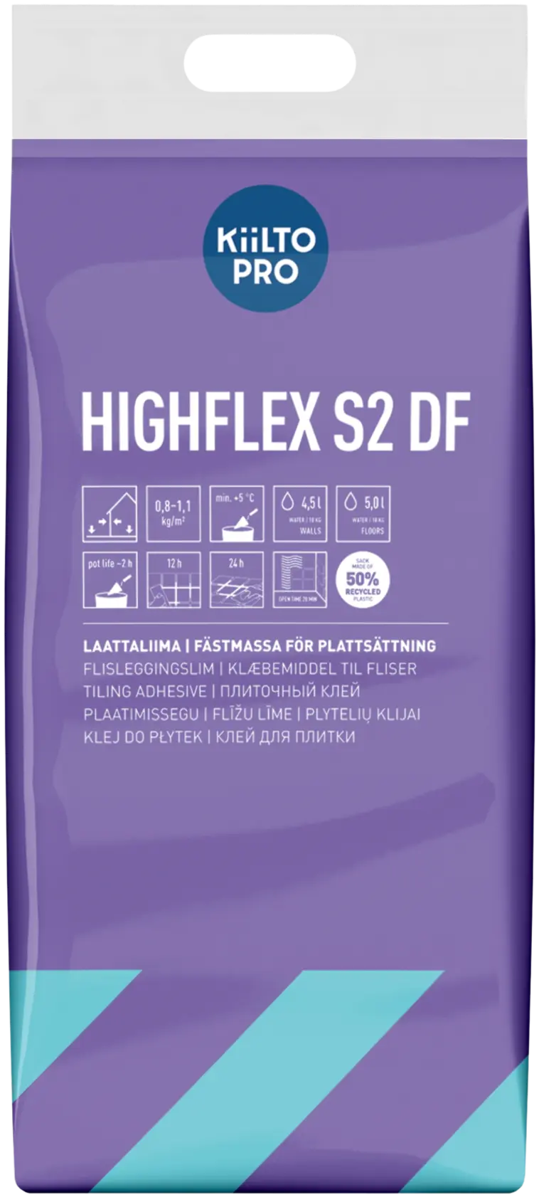 Kiilto HighFlex S2 DF Laattaliima 10 kg | Prisma verkkokauppa