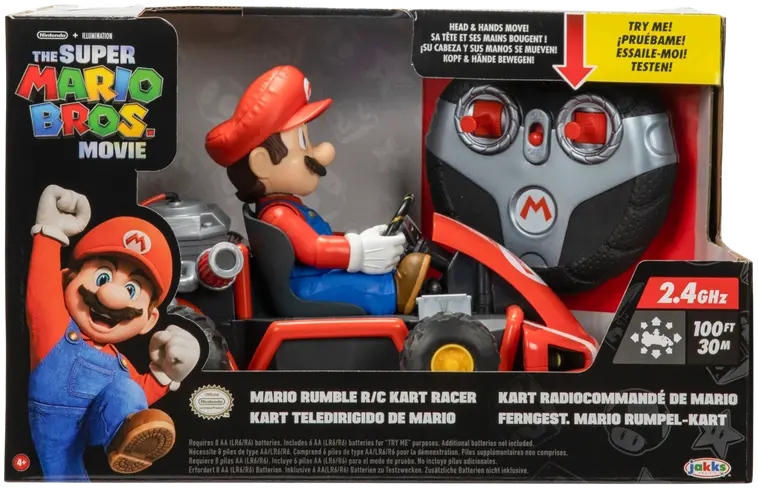 Super Mario kauko-ohjattava auto Movie Rumble RC