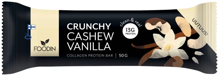 Foodin Collagen Protein Bar Cashew-Vanilla 50g