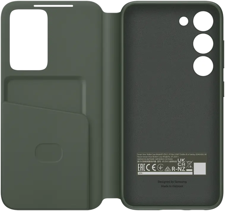 Samsung S23 lompakkokuori, vihreä | Prisma verkkokauppa