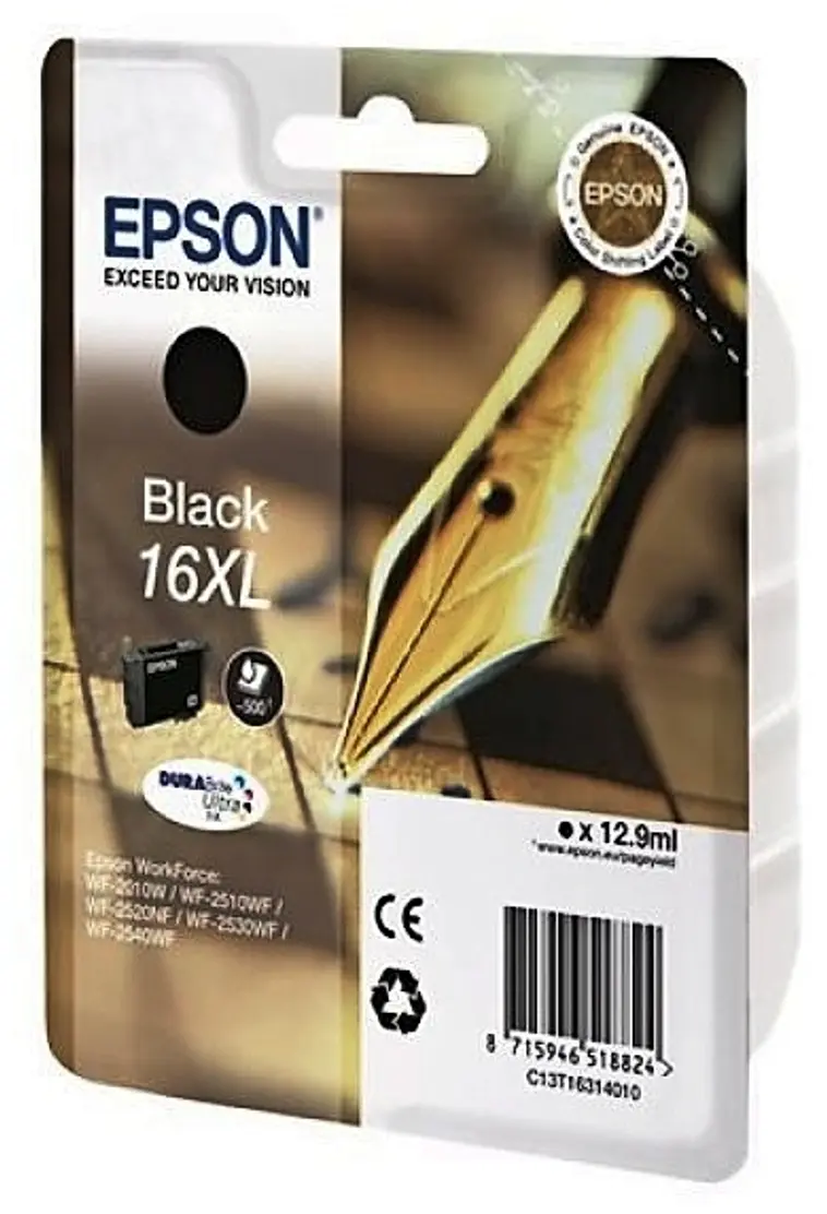 Epson 16Xl mustepatruuna musta