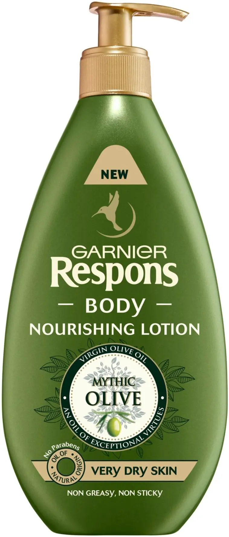 Garnier Respons Body Mythic Olive Nourishing lotion vartaloemulsio erittäin kuivalle iholle 400ml