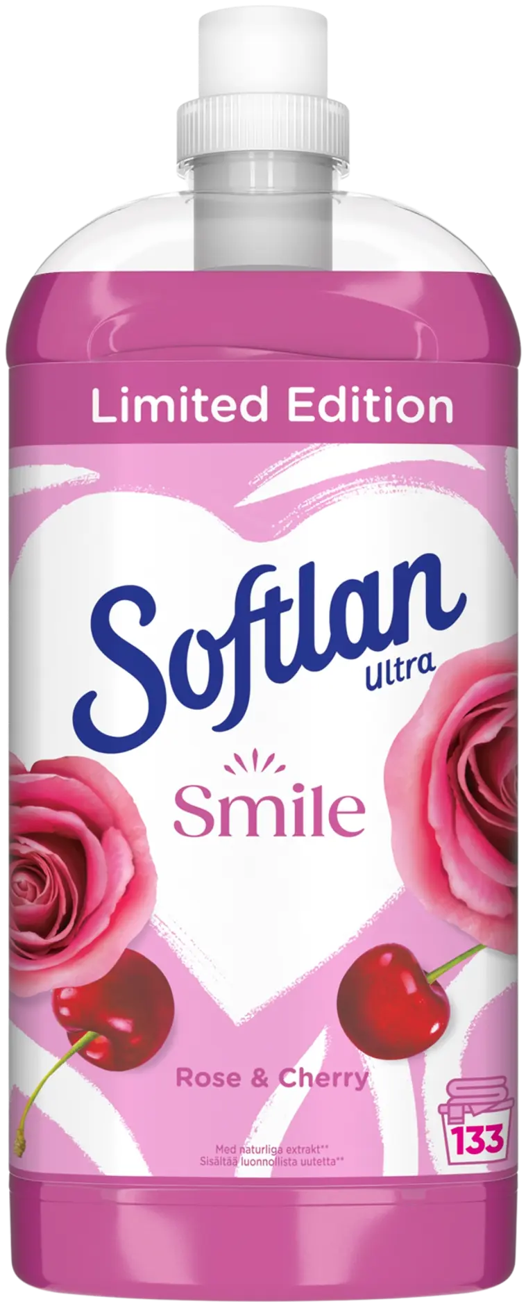 Softlan Smile Limited Edition Rose and Cherry huuhteluaine 2000ml