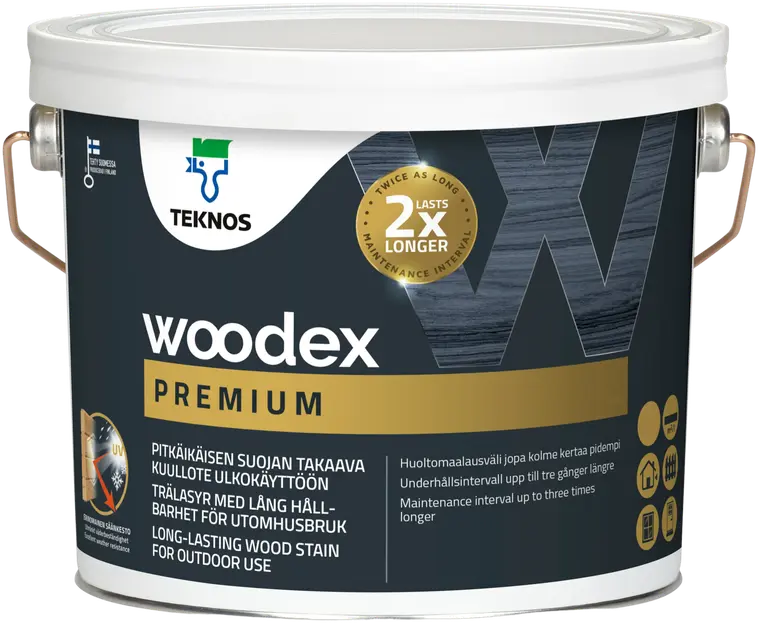 Teknos kuullote Woodex Premium väritön 2,7l sävytettävä