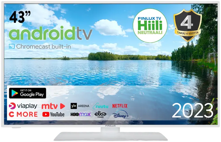 Finlux 43G8WCI 43" Android Smart TV valkoinen