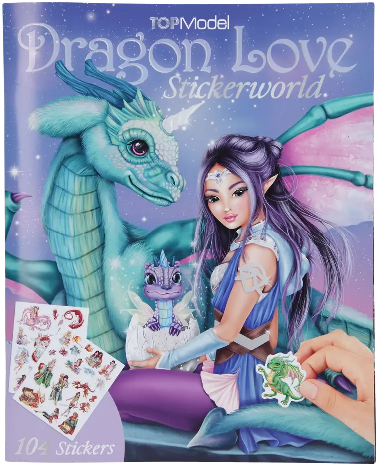 TOPModel Stickerworld Dragon Love