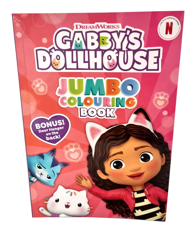 Gabby's dollhouse Jumbo värityskirja, 160 sivua