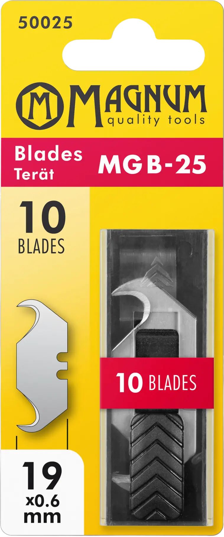Mattoveitsenterät 10 kpl MGB-25