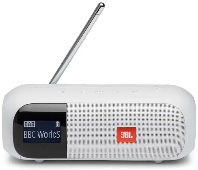 JBL DAB/FM-radio bluetooth kaiutin Tuner 2 valkoinen