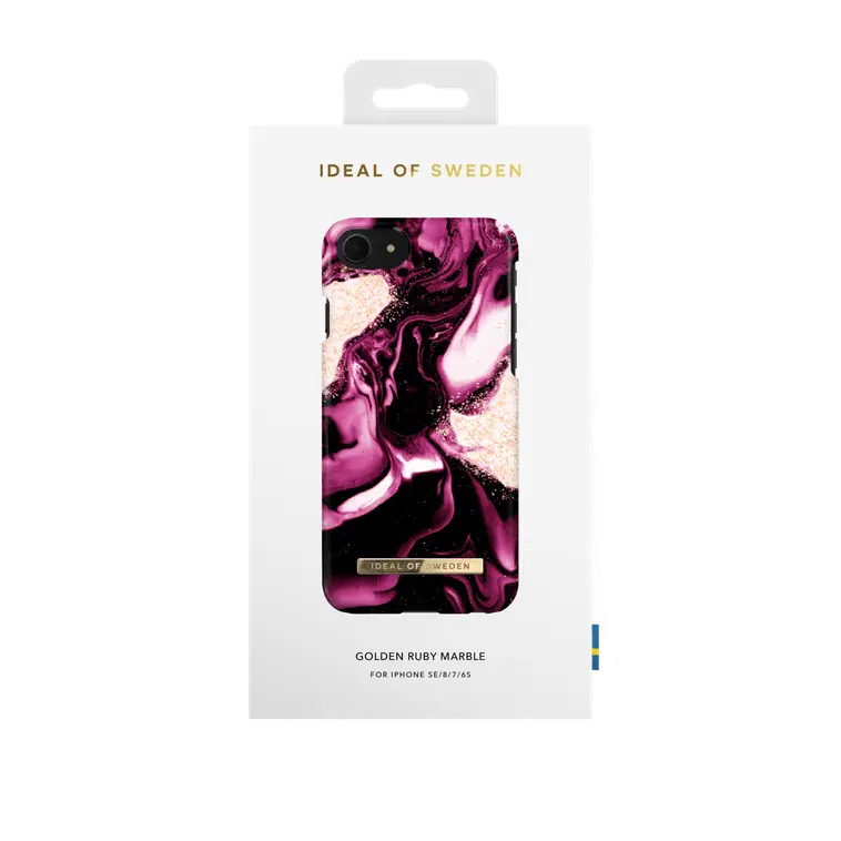 iDeal of Sweden suojakuori Golden Ruby Marble iPhone 6/7/8/SE