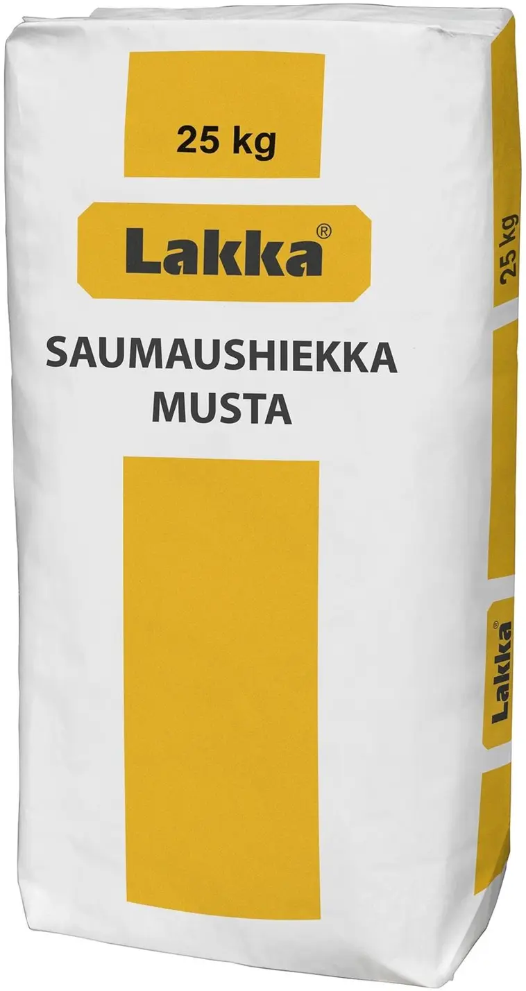 Lakka saumaushiekka musta 25kg (0,1-0,7) | Prisma verkkokauppa