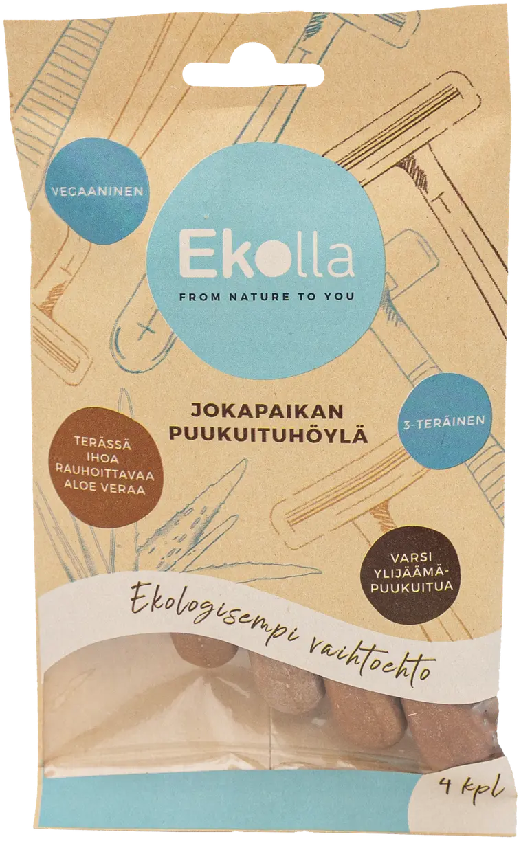 Jokapaikan puukuituhöylä 4 kpl - 1