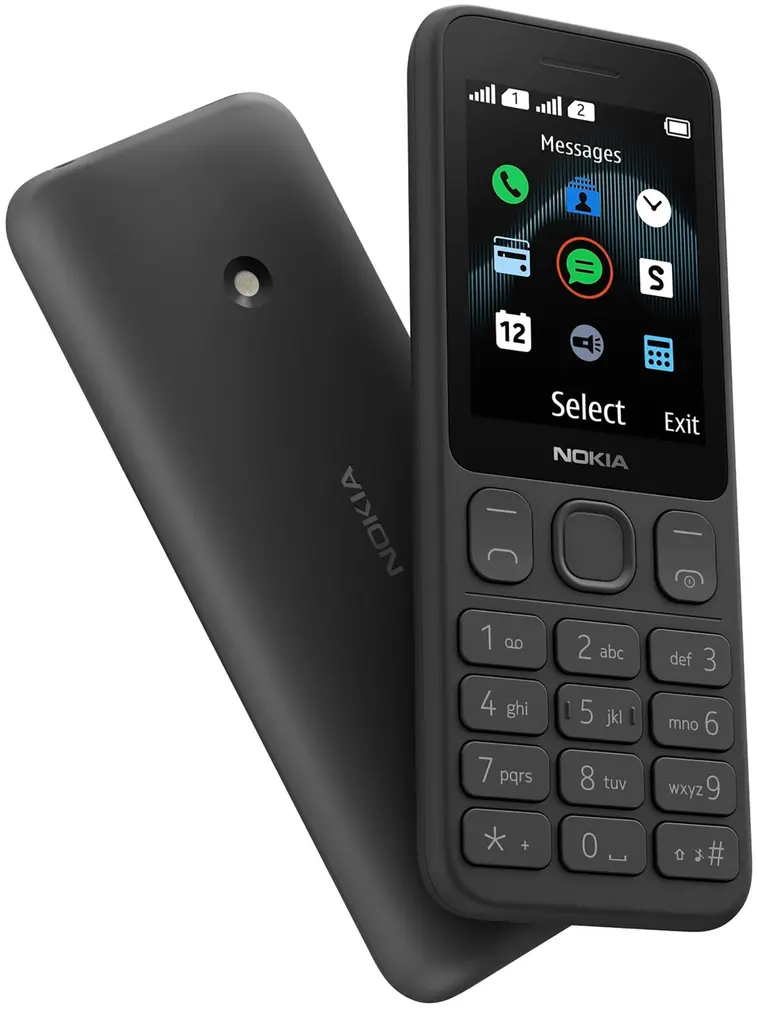 Nokia 125  peruspuhelin musta