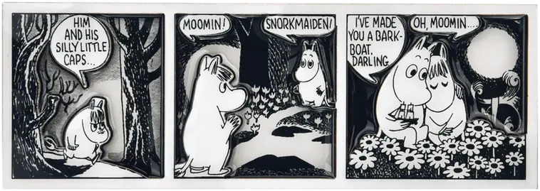 Moomin by Nordicbuddies Sarjakuva magneetti Muumit rakkaus