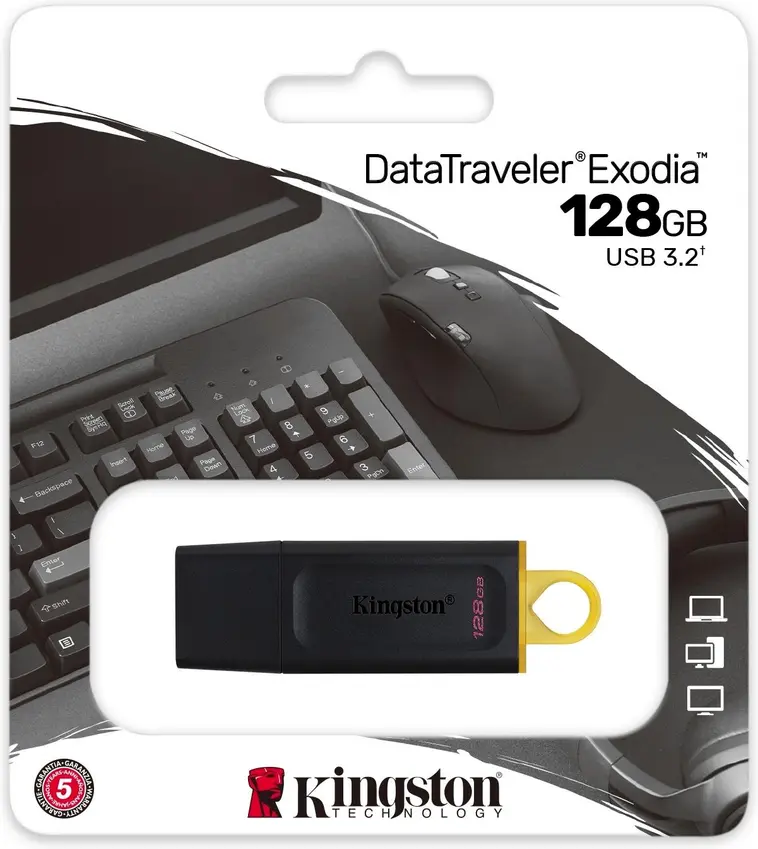 KINGSTON USB-Muisti 128GB USB3.2. EXODIA