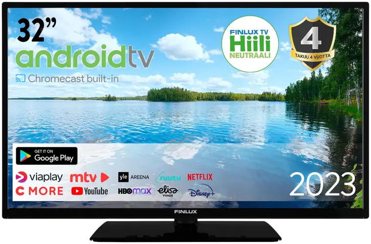 Finlux 32" Full HD Android Smart TV 12V sekä 230V käyttöjännitteellä 32M80ECI-12