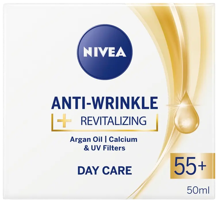 NIVEA 50ml Anti-Wrinkle + Revitalizing Day Care 55+ -päivävoide