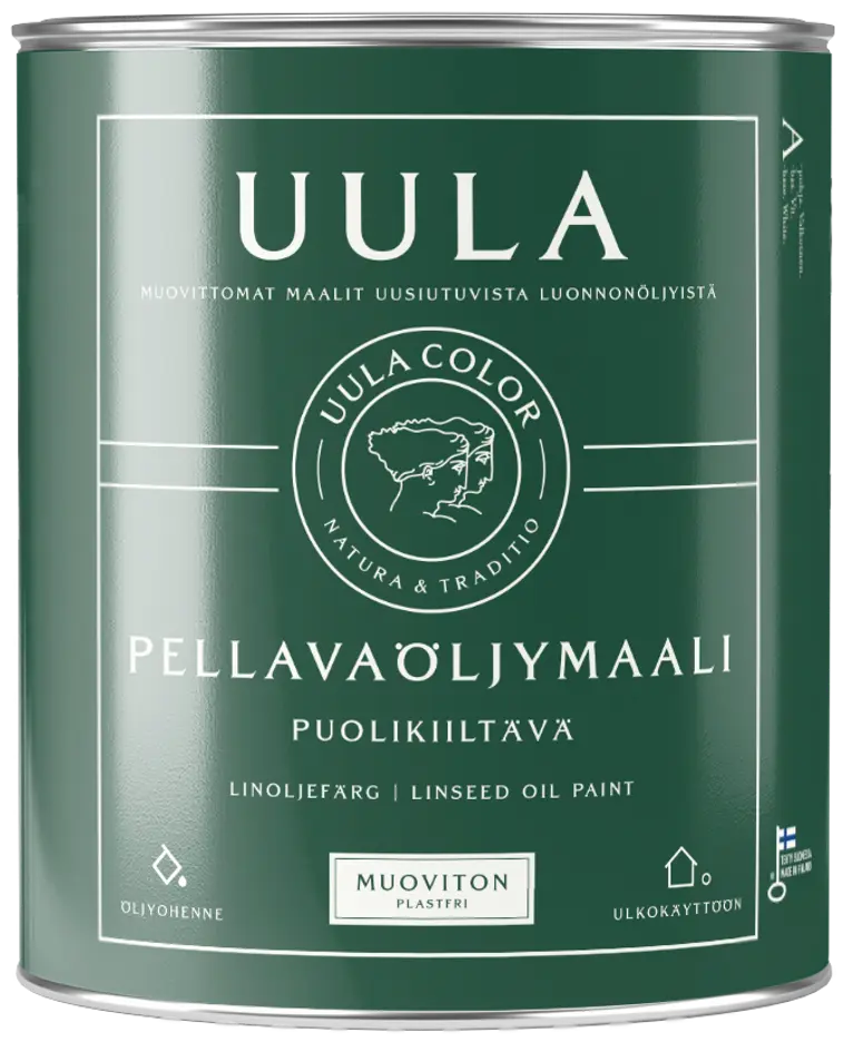 Uula pellavaöljymaali 0,9 l B sävytettävä