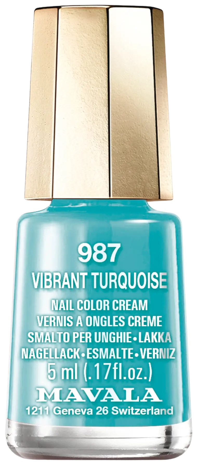 Mavala Mini 5ml 987 Vibrant Turquoise kynsilakka