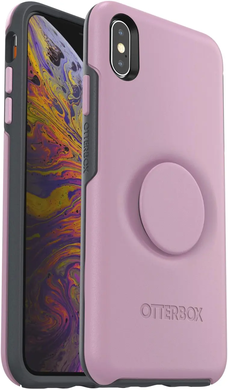 Otterbox otter + PopSocket symmetry suojakuori iPhone XS max mauveolous - pink