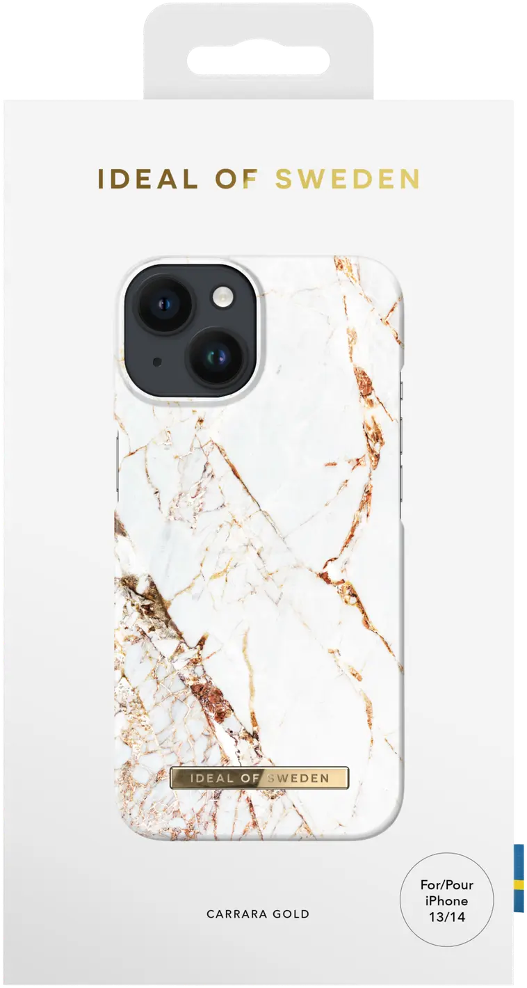iDeal of Sweden Suojakuori Carrara Gold iPhone 13/14