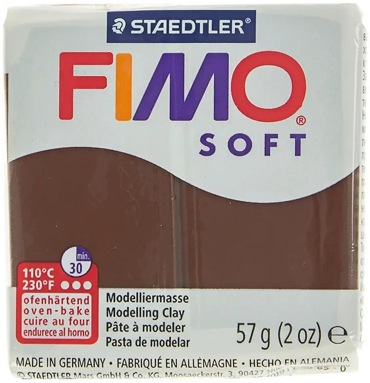 FIMO Soft muovailumassa, suklaanruskea, 57 g