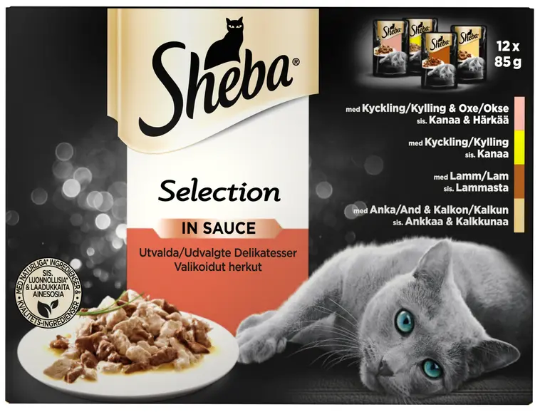Sheba Selection kastikkeessa 12x85g