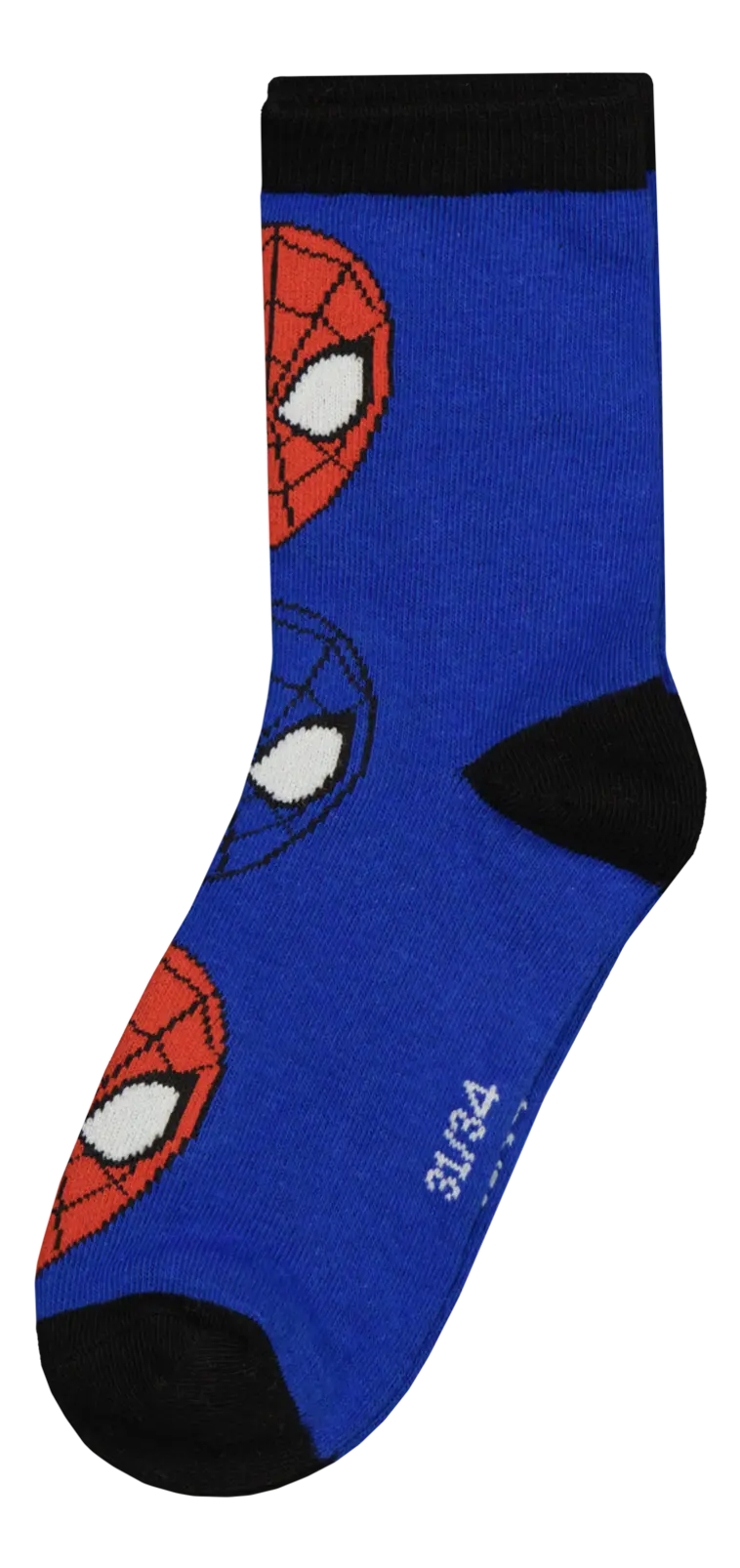Spiderman lasten sukat 3-pack EM-SPDY-135 - black/blue/grey melange - 4