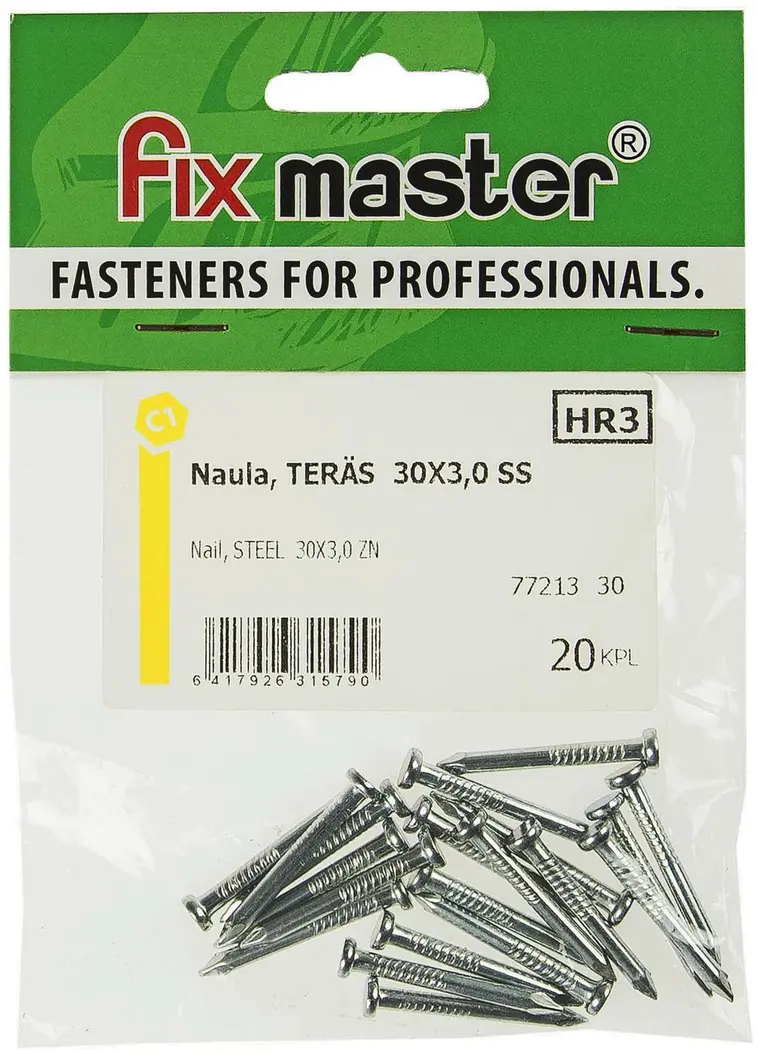 Fix Master naula teräs 30X3,0 SS 20kpl | Prisma verkkokauppa