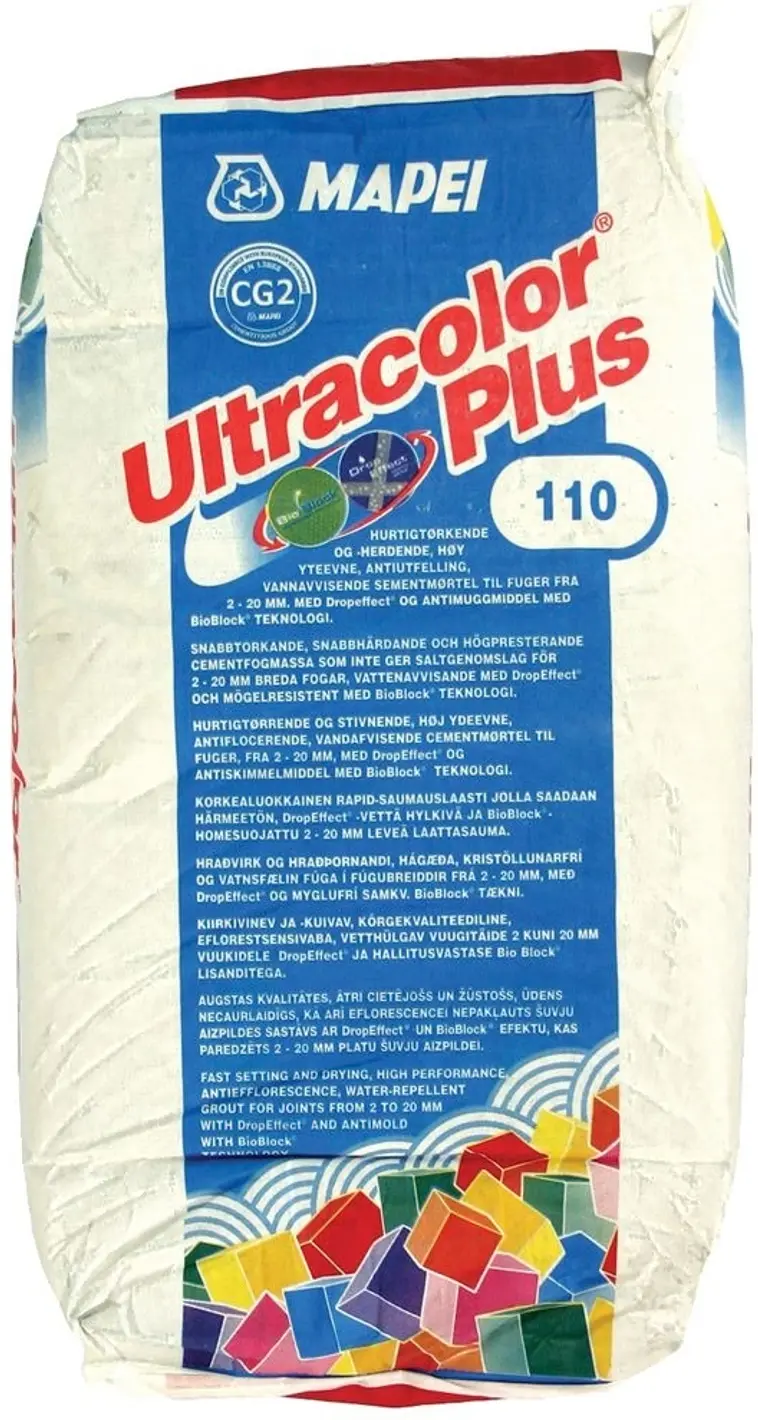 Mapei Ultracolor Plus saumauslaasti 110 Manhattan 2000 20 kg