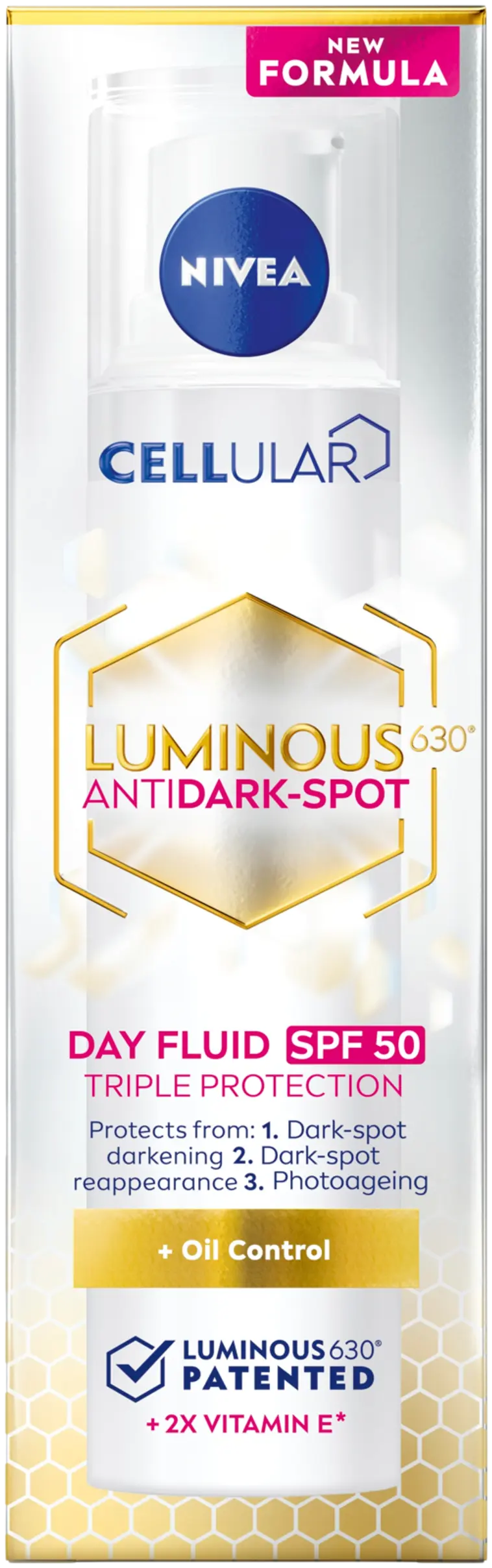 NIVEA 40ml Cellular Luminous630 Anti Dark-Spot Day Fluid sk 50 -päivävoide