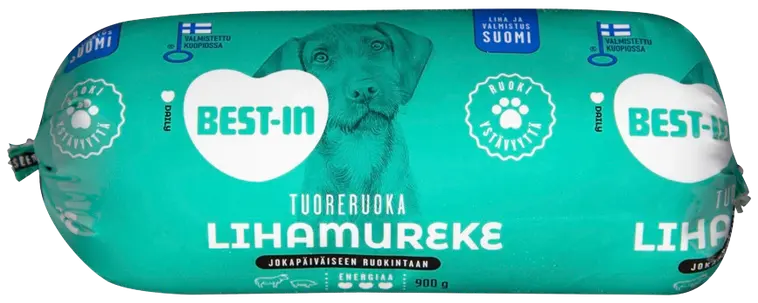 Best-In Lihamureke Koiran Tuoreruoka 900g
