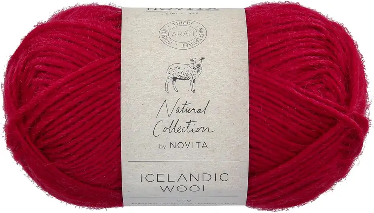 Novita Icelandic Wool 50g puolukka 523 | Prisma verkkokauppa