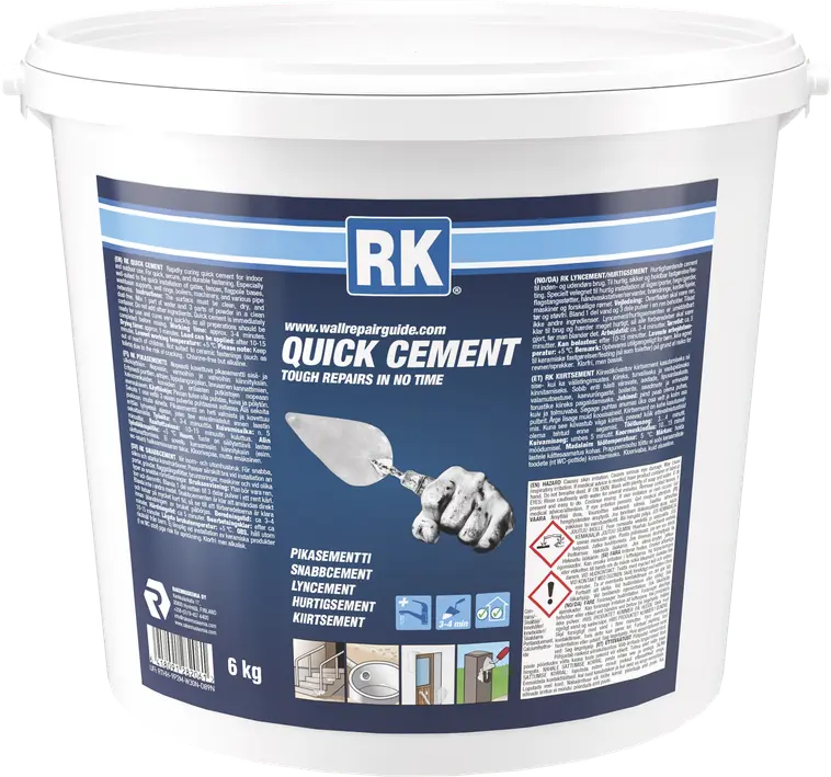 Rakennuskemia pikasementti 6 kg Quick Cement
