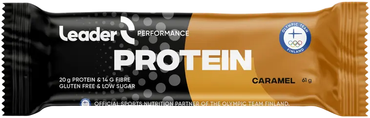 Leader Performance protein caramel proteiinipatukka karamelli-fudge 61g